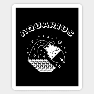 Aquarius Zodiac Sign Magnet